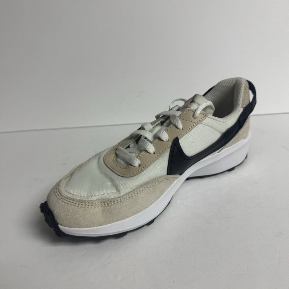 Nike Women’s Waffle Debut Sneaker White/Biege, Size 8 M - Picture 2 of 6